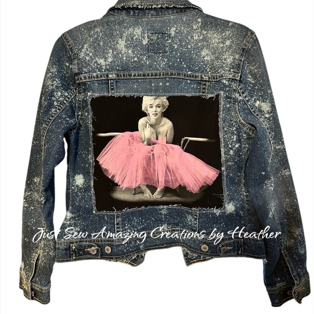 Upcycled jean jacket